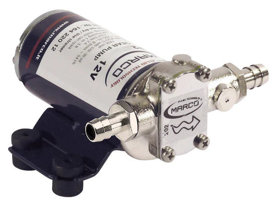 Marco, elektrisk selvansugende pumpe, rustfrit stål og messing, 12 V (164 200 12)