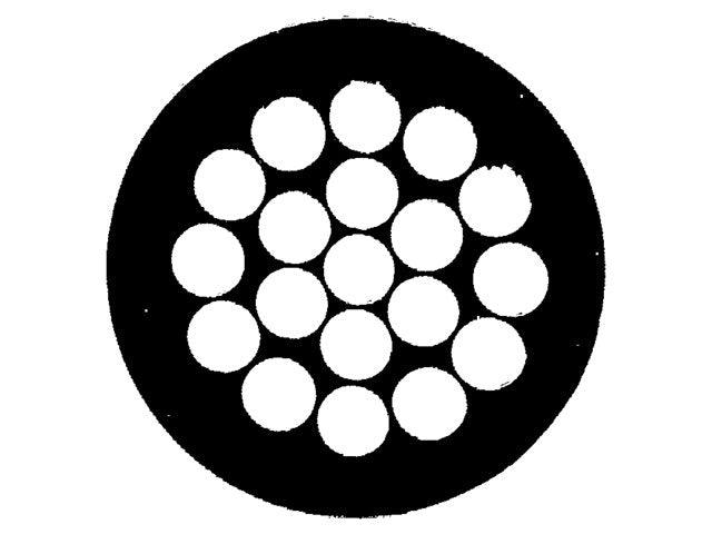 Talamex, wirer med hvid PVC-belægning, 5 mm, 250 m