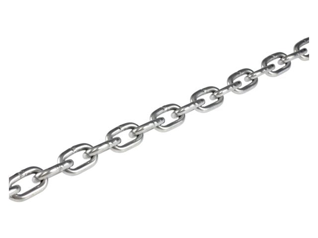 Talamex, kedja rostfritt stål AISI 316, 8 mm x 10 m, 10 st