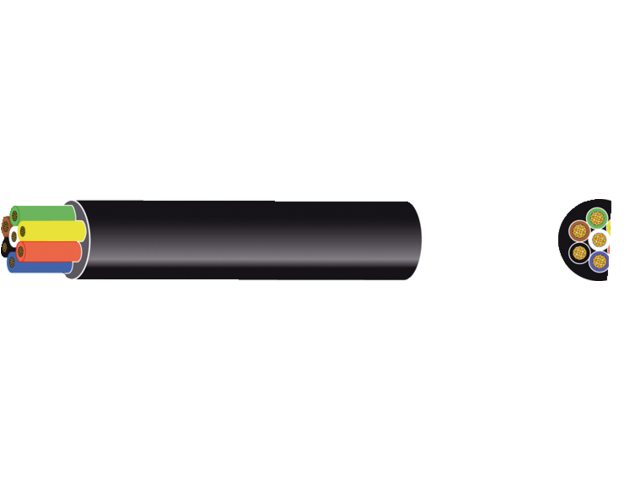 Automarine, rund PVC-kabel, 6 x 1,50 mm² + 1 x 2 mm², 30 m (TW07/07.30)
