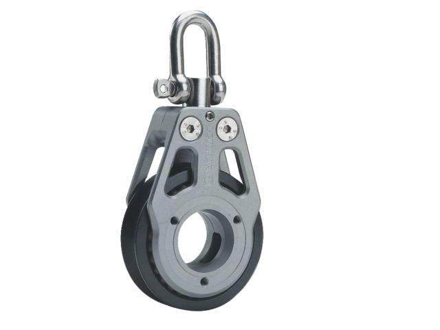 Lewmar, enkeltblok, 80 mm (29901811BK)