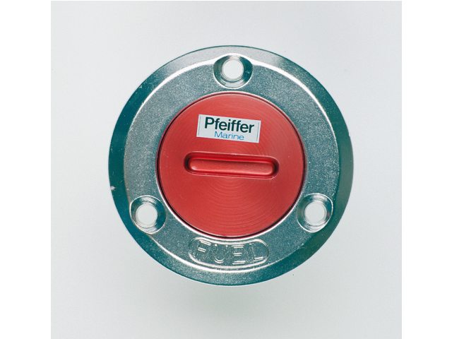 Pfeiffer, dæksfyldning til benzin, anodiseret aluminium, 82 mm (7617601)