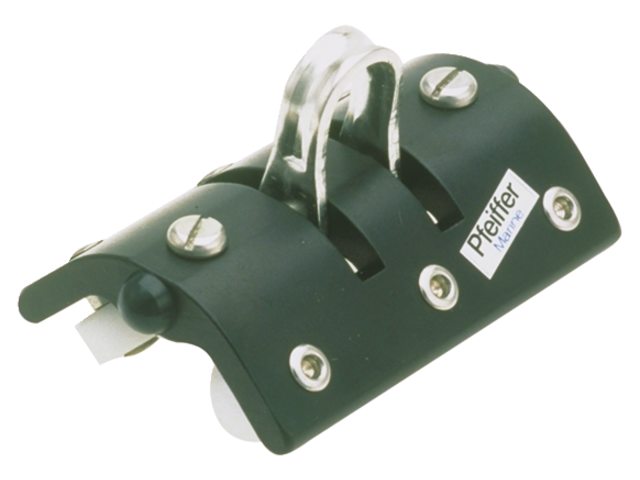 Pfeiffer, traveller i sort aluminium, 6 hjul (7760302)