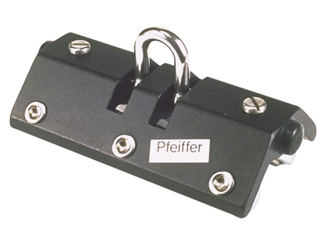 Pfeiffer, traveller i sort aluminium, 6 hjul (7780302)