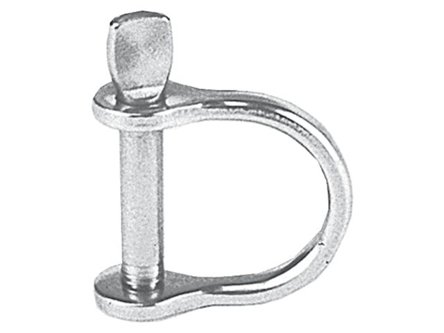 Ronstan, schackel med bred öppning, rostfritt stål AISI 316, 12x9 mm (RF1850S)