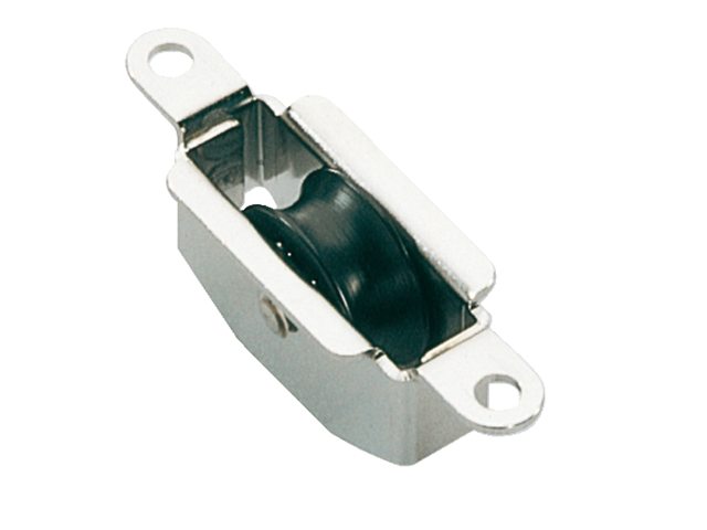 Ronstan, enkeltblok med sideflige, 20 mm (RF25711)