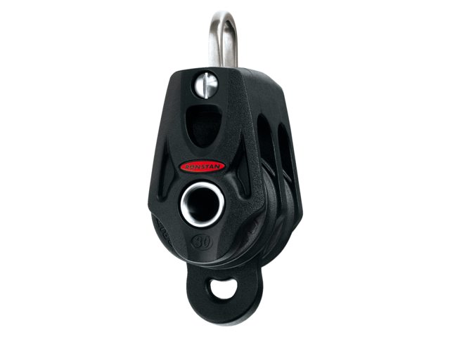Ronstan, Series 30 Kugleleje Orbit Blok™, Dobbelt med Becket, RF35212