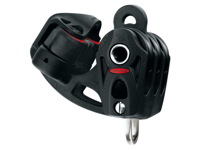 Ronstan, Series 30 Kugleleje Orbit Blok™, Triple med Becket & Klemme, RF35332
