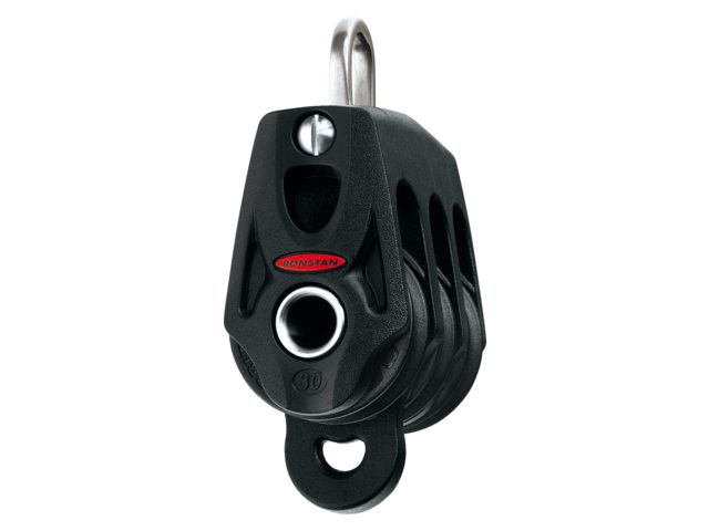 Ronstan, Series 30 Kugleleje Orbit Block™, Triple med Becket, RF35312