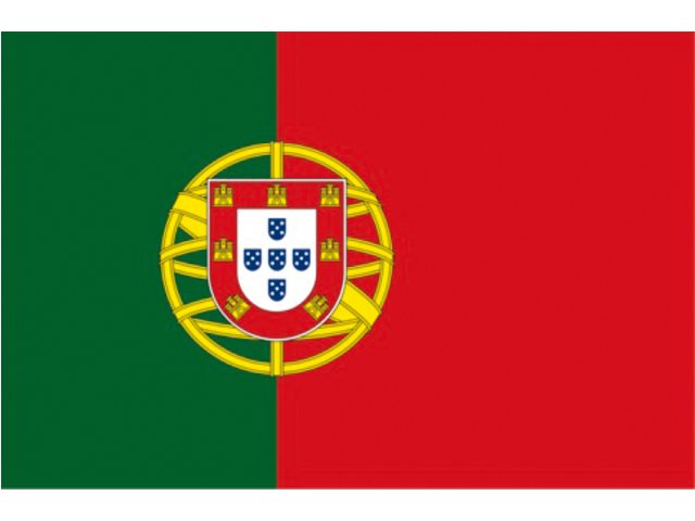 Talamex, Portugal flag, spunpolyester, 50 x 75 cm