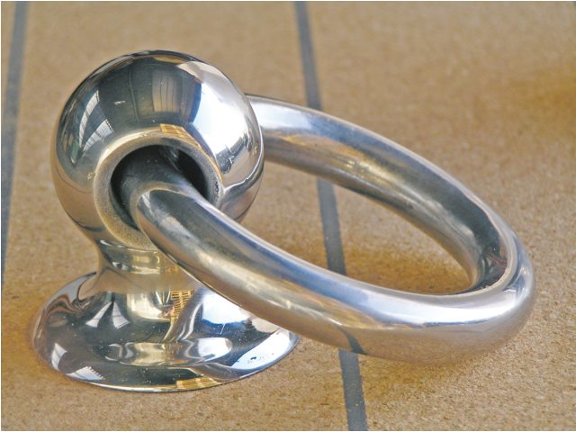 Stazo, væganker, rustfrit stål, 16 mm ring (AMSTERDAMBM)