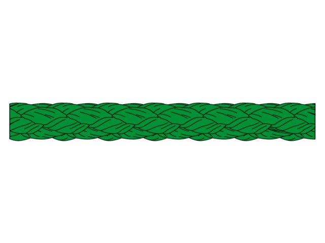 Talamex, punottu polypropeeni, 4 mm x 100 m, vihreä, 100 kpl