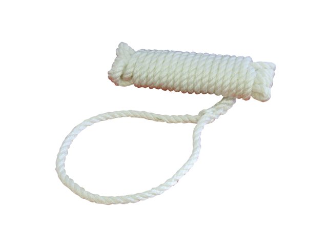 Talamex, förtöjningslina polyester 3-slagen, 10 mm x 8 m