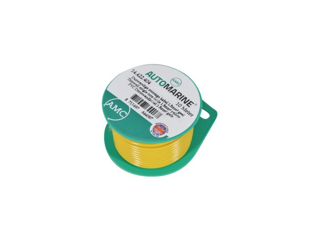 Talamex, kuparinen yksijohdinkaapeli, 1,5 mm², keltainen, 10 m