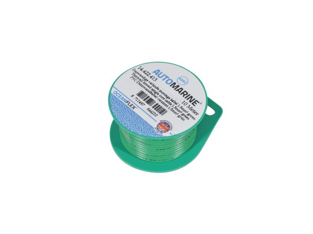 Talamex, tyndvægget fortinnet enkeltlederkabel, 1,5 mm², grøn, 10 m