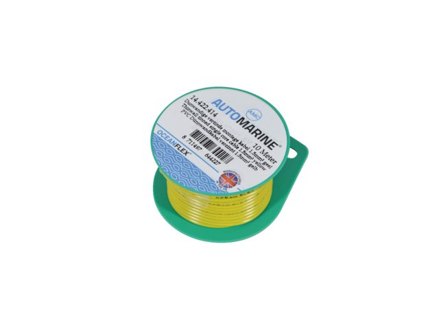 Talamex, tinattu yksijohdinkaapeli, 1.5 mm², keltainen, 10 m