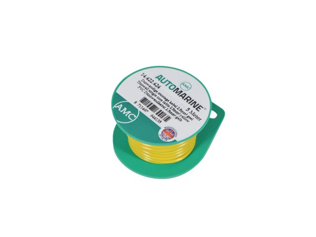 Talamex, kuparinen yksijohdinkaapeli, 2,5 mm², keltainen, 5 m