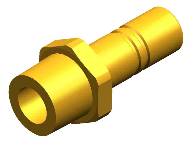 Whale, adapter 1/2" NPT han (WX1524B), 10 stk