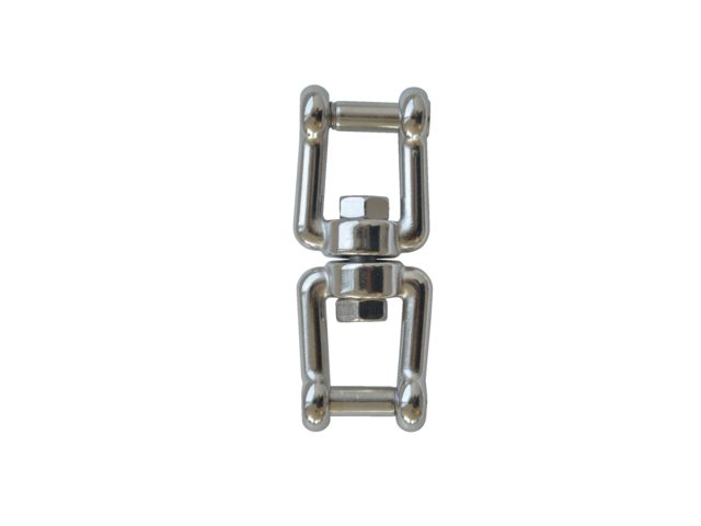 Talamex, svirvel med kæbe og kæbe, rustfrit stål AISI 316, 8 mm x 88 mm