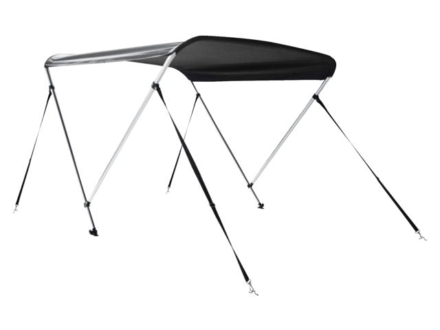 Talamex, biminitoppi deluxe 2-kaari, alumiini, 152 x 110-130 x 117 cm