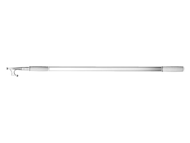Trem, teleskopisk bådshage med aluminiumkrog, 30 mm x 112 - 195 cm (R0430112)