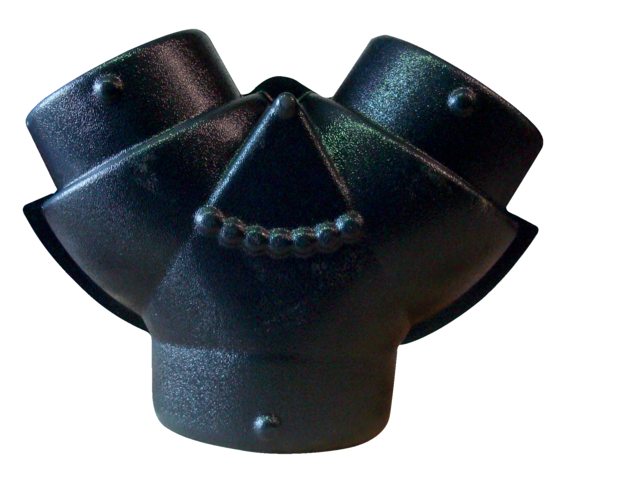 Velair, Y-splitter luftkanal, 1x100 mm 2x100 mm (62876W)