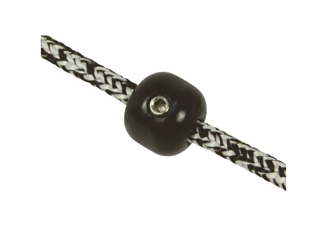 Clamcleat, skrue-på stopkugle til 6 mm reb, 20 x 20 x 19 mm (PT524/R), 10 stk