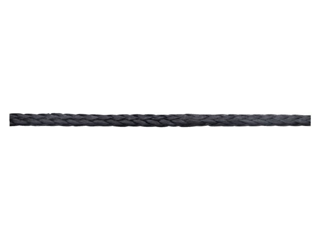 Talamex, suurilujuuksinen köysi, UHMWPE-päällysteinen musta, 6 mm x 50 m