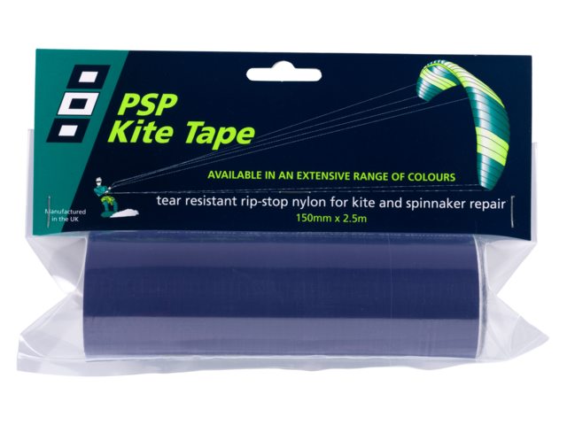 PSP, kite tape nylon ripstop, 150 mm x 2.5 m, mørkeblå (P019802042)