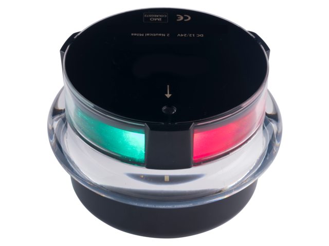 Talamex, LED-navigointivalo, musta, 115 mm x 82 mm
