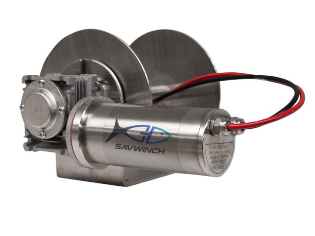 Savwinch, drumspil rustfrit stål AISI 316, 210 x 316.5 x 329 mm (5004)