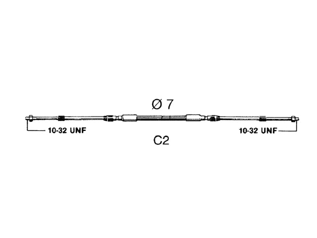 Ultraflex, motorstyringskabel, 5.8 m (30121Q)