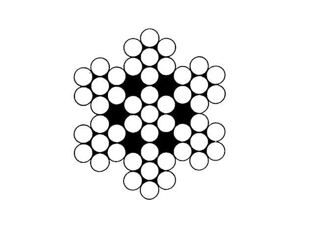 Talamex, wirer 7x7 rustfrit stål AISI 316, 5 mm, 250 stk