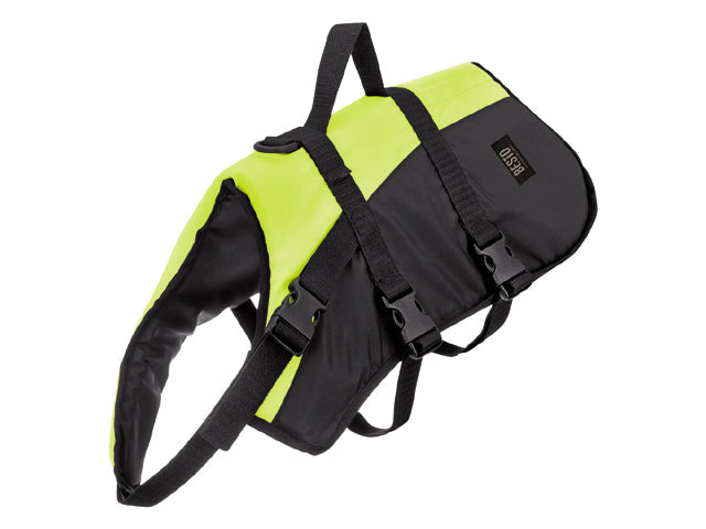 Besto, hunderedningsvest Deluxe, gul/sort, 0-4 kg, XS