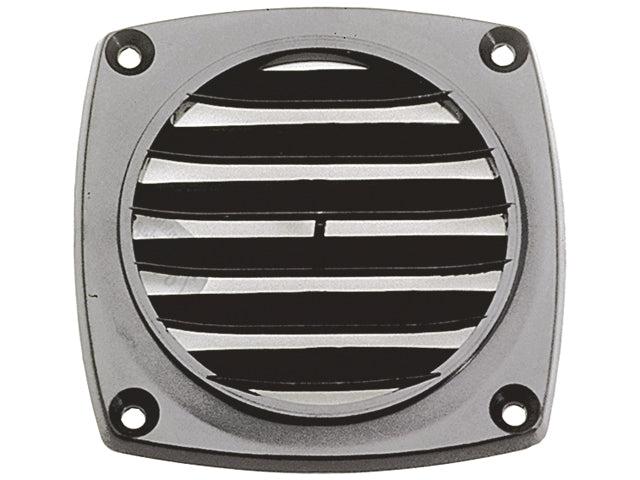 NauticPro.dk | Talamex, Agterspejl Ventilator, Flad 94mm x 94mm, Sort ABS