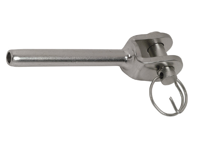 Talamex, gaffelterminal, rustfrit stål AISI 316, 4 mm x 77 mm