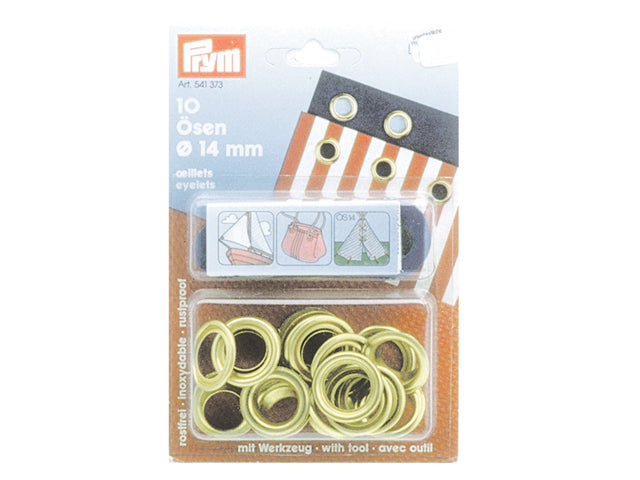 Prym, sejlringe, 14 mm (541373L), 5 stk