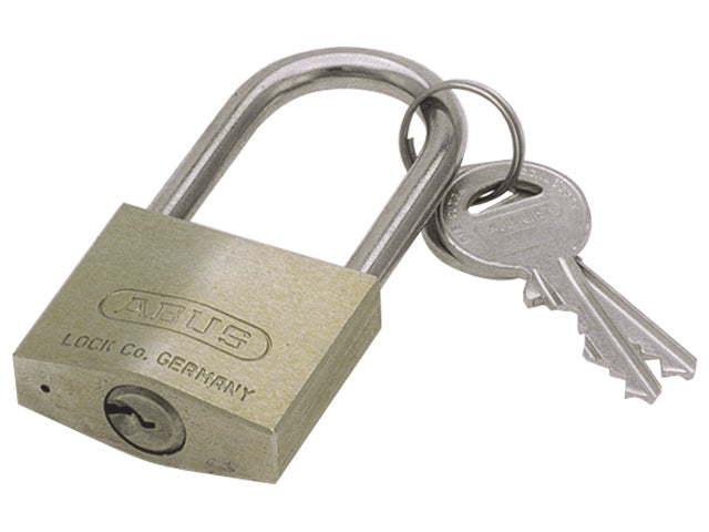 Abus, hængelås i rustfrit stål og messing, 40 mm x 23 mm x 40 mm (33666), 3 stk