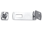 NauticPro.dk | Talamex, Flush Montering Svirvel, Rustfri Hasp med Øje, Drejelig Smæklås, LxB 57mm x 31mm, 1 stk.
