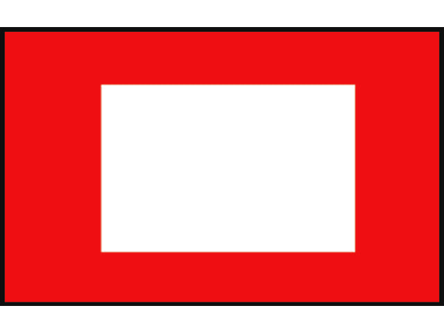 Talamex, slæbeflag, 40 cm x 60 cm