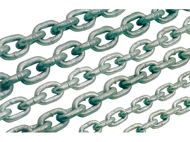 Talamex, kæde, galvaniseret, 8 mm x 100 m