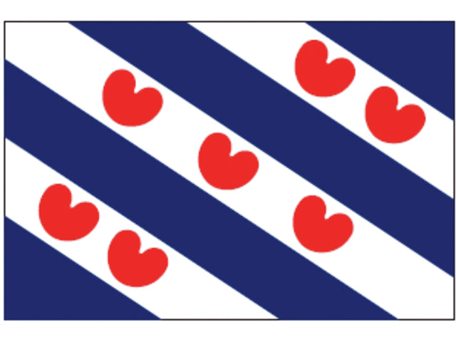 Talamex, frisisk flag, spunpolyester, 50 x 75 cm