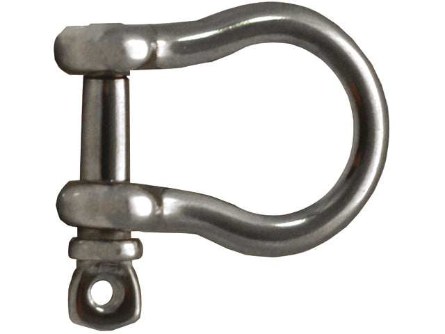 Talamex, sjækel bøjle rustfrit stål AISI 316, 4 mm x 8 mm x 16 mm (08558104), 10 stk