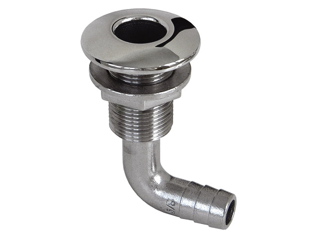 Talamex, skroggennemføring rustfrit stål AISI 316, 16 mm