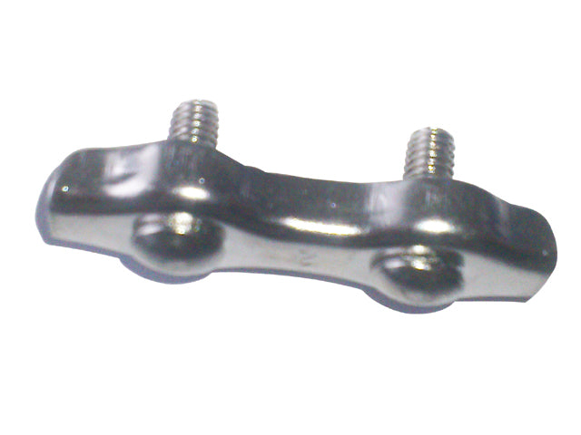 Talamex, duplex klips, rustfrit stål AISI 304, 3 mm, 25 stk