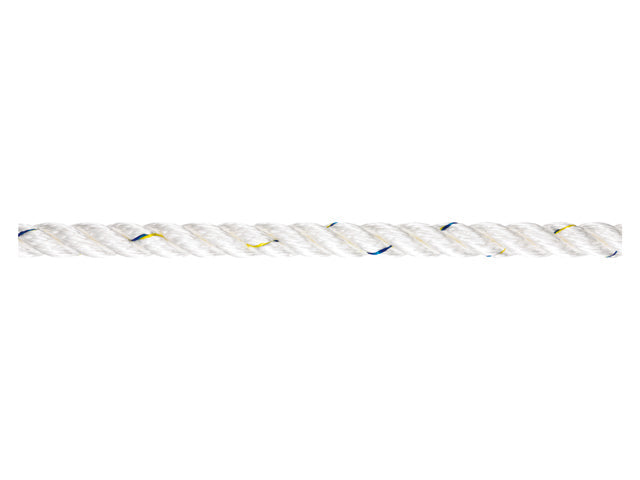 Talamex, 3-strenget nylonline, 12 mm x 200 m