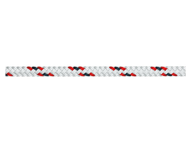 Talamex, allround line, hvid/rød, 10 mm x 200 m