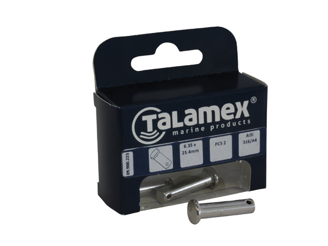 Talamex, splitbolt, rustfrit stål AISI 316, 5 mm x 18 mm