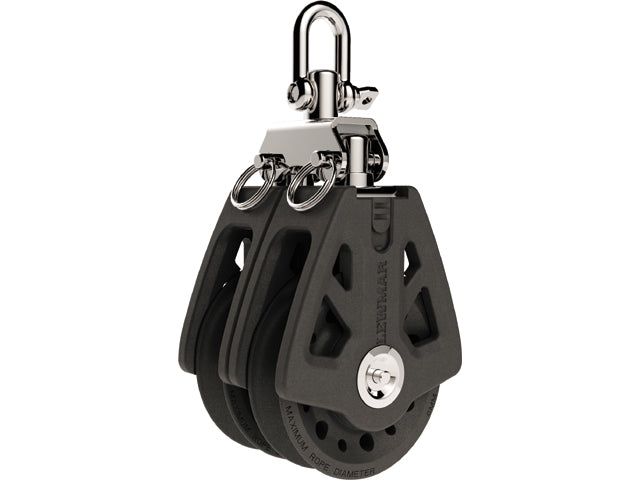 Lewmar, dobbelt blok, 60 mm (29926002BK)