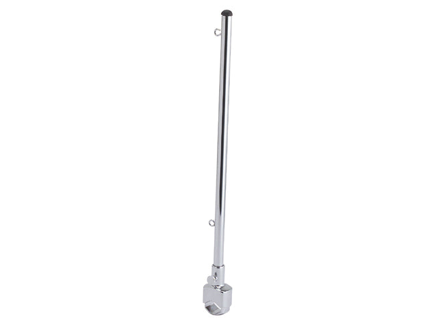Talamex, flagstang, messing forkromet, 35 cm x 25 mm